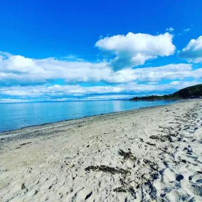 Vue sur la plage- ZenCharlevoix