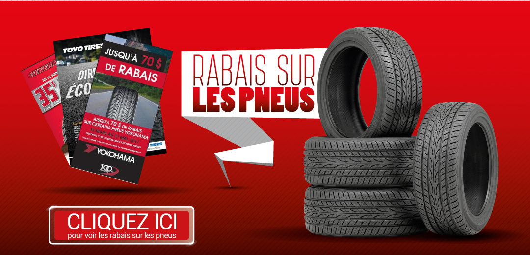 Rabais de pneus Garage C. Tardif inc. Plessisville